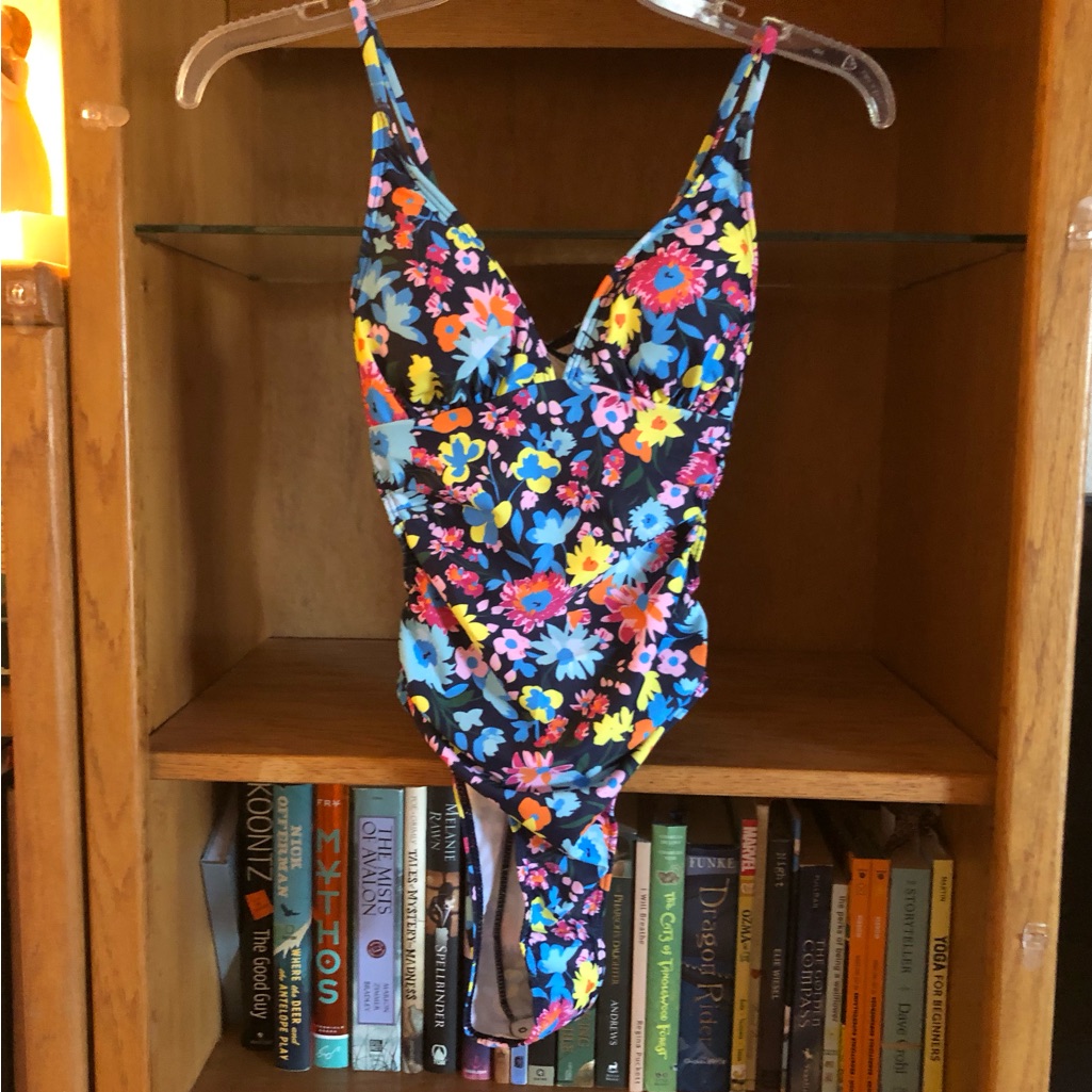 Nwt Aolro Floral Swimsuit